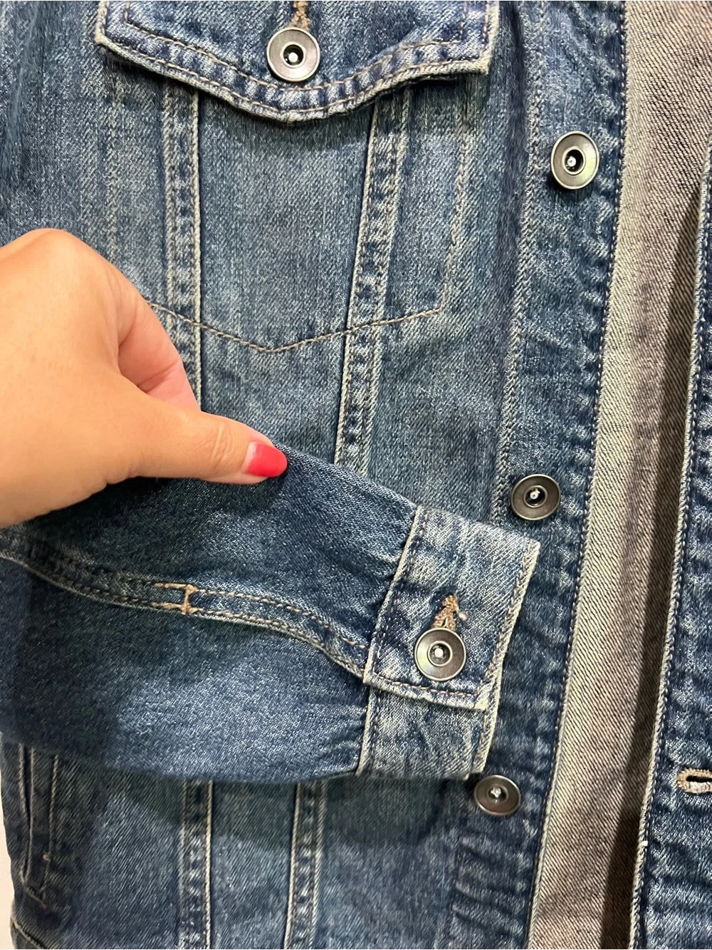 The Children's Place Streamwash Denim Jacket - Blue